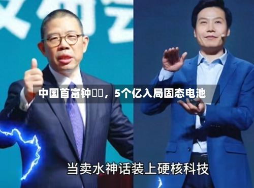 中国首富钟睒睒，5个亿入局固态电池-第2张图片