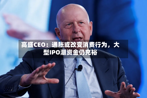 高盛CEO：通胀或改变消费行为	，大型IPO潮资金仍充裕-第2张图片