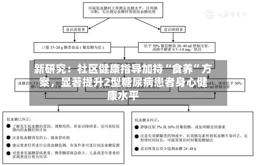 新研究：社区健康指导加持“食养	”方案	，显著提升2型糖尿病患者身心健康水平-第2张图片