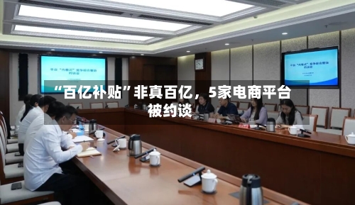 “百亿补贴”非真百亿，5家电商平台被约谈-第2张图片