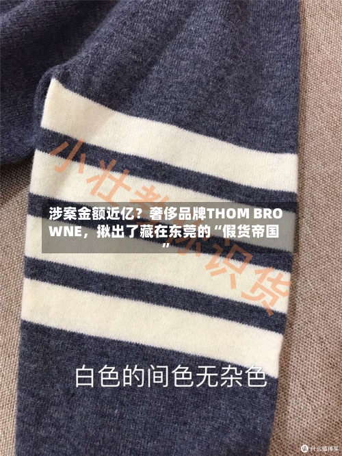 涉案金额近亿？奢侈品牌THOM BROWNE	，揪出了藏在东莞的“假货帝国	”-第2张图片