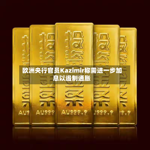 欧洲央行官员Kazimir称需进一步加息以遏制通胀