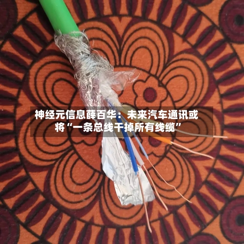 神经元信息薛百华：未来汽车通讯或将“一条总线干掉所有线缆	”-第2张图片