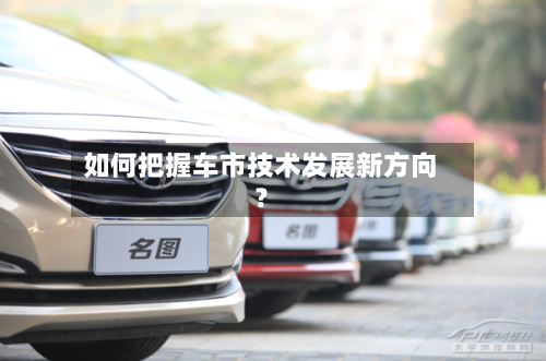如何把握车市技术发展新方向？-第3张图片