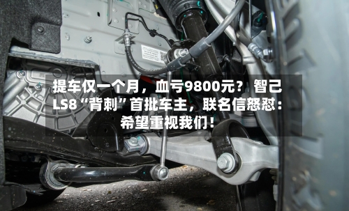 提车仅一个月，血亏9800元？ 智己LS8“背刺”首批车主，联名信怒怼：希望重视我们！-第2张图片