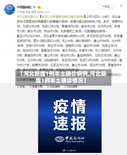 【河北新增1例本土确诊病例,河北新增1例本土确诊情况】-第2张图片