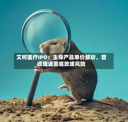 艾柯医疗IPO：主导产品单价腰斩，营收增速面临放缓风险-第2张图片