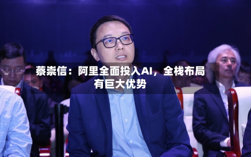 蔡崇信：阿里全面投入AI，全栈布局有巨大优势-第2张图片