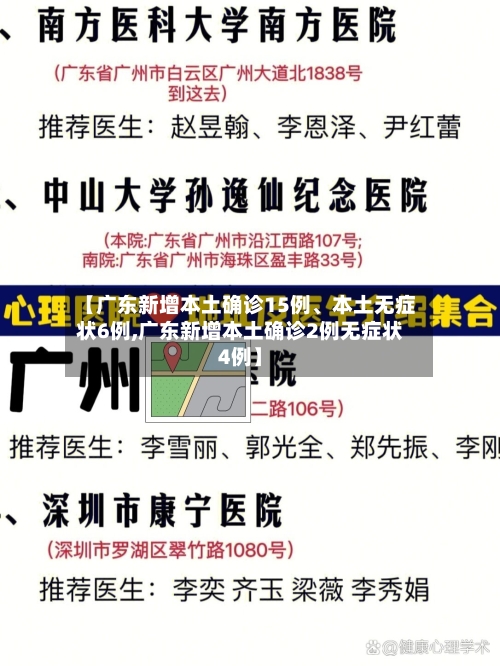 【广东新增本土确诊15例、本土无症状6例,广东新增本土确诊2例无症状4例】-第2张图片