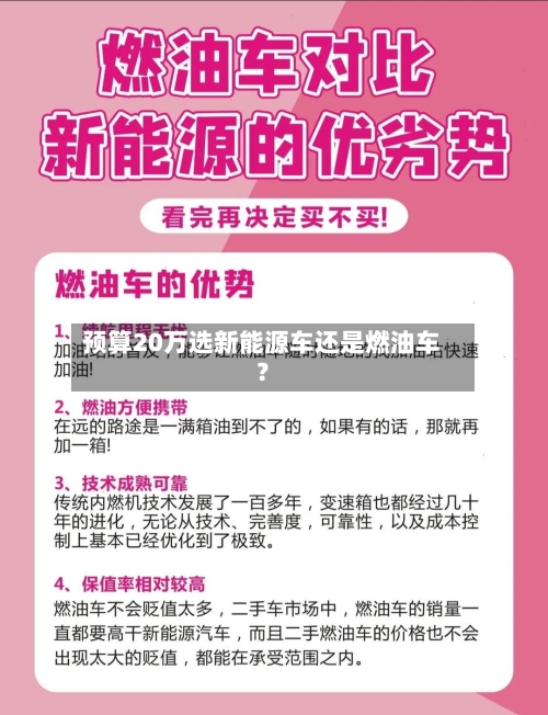 预算20万选新能源车还是燃油车？