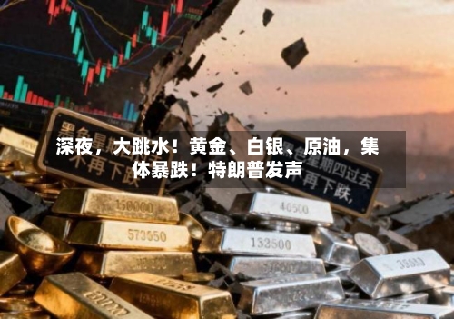深夜，大跳水！黄金	、白银、原油，集体暴跌！特朗普发声-第2张图片