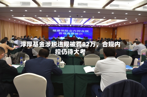 淳厚基金涉税违规被罚82万，合规内控仍待大考-第2张图片