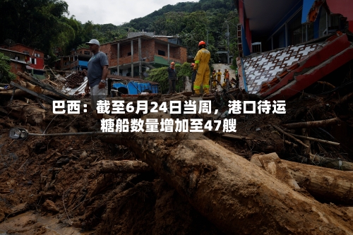 巴西：截至6月24日当周，港口待运糖船数量增加至47艘-第2张图片