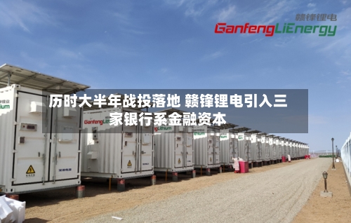 历时大半年战投落地 赣锋锂电引入三家银行系金融资本