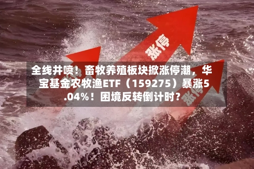 全线井喷！畜牧养殖板块掀涨停潮，华宝基金农牧渔ETF（159275）暴涨5.04%！困境反转倒计时？-第3张图片