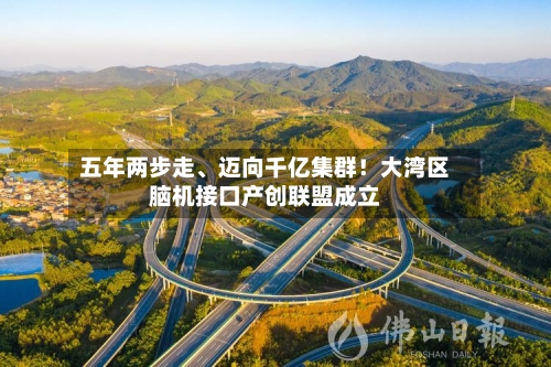 五年两步走	、迈向千亿集群！大湾区脑机接口产创联盟成立-第2张图片
