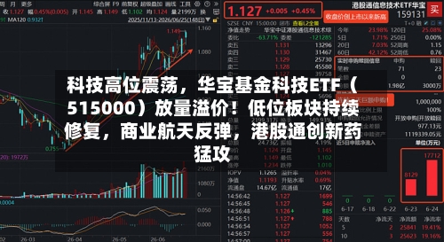 科技高位震荡,华宝基金科技ETF(515000)放量溢价!低位板块持续修复,商业航天反弹,港股通创新药猛攻