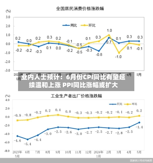 业内人士预计:6月份CPI同比有望延续温和上涨 PPI同比涨幅或扩大-第2张图片