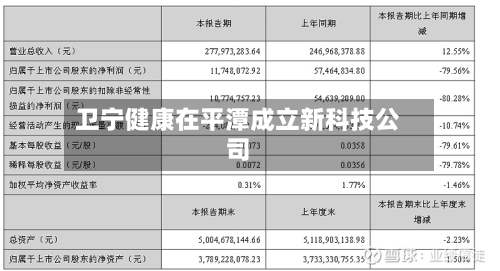 卫宁健康在平潭成立新科技公司-第2张图片
