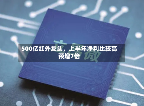 500亿红外龙头,上半年净利比较高
预增7倍