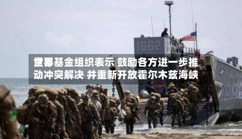 世界货币基金组织表示 鼓励各方进一步推动冲突解决 并重新开放霍尔木兹海峡